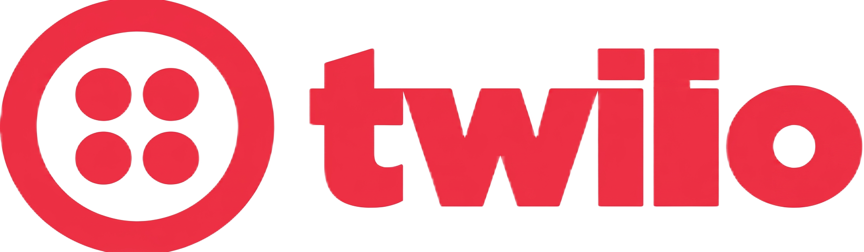 Logo de Twilio, plataforma de llamadas automatizadas integrada con Diesel Works Software